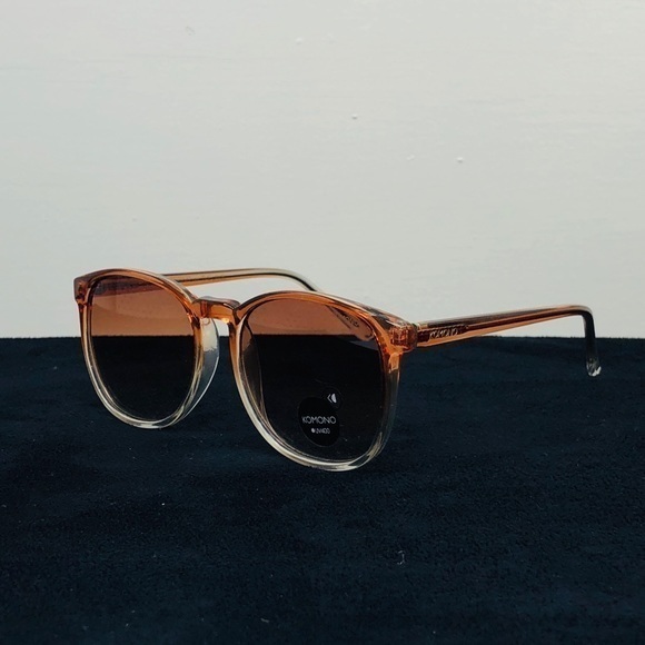 KOMONO Urkel Gradient Peach Sunglasses NEW - Picture 5 of 8